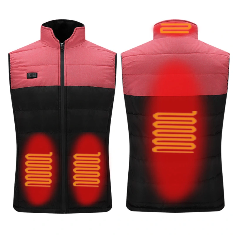 Intelligent Thermostatic Electric Heating Vest Waterproof Double-control Blouse