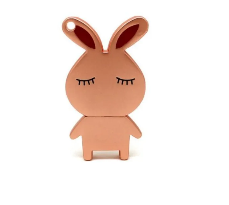 Metal Cartoon Rabbit Gift USB Drive