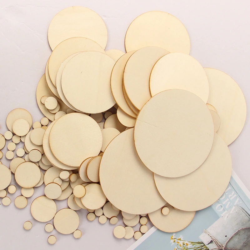 Wooden Round Puzzle Doodle Teaching Decoration Crafts