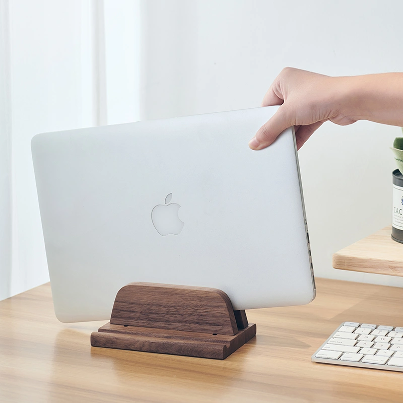 Creative And Convenient Adjustable Walnut Notebook Stand