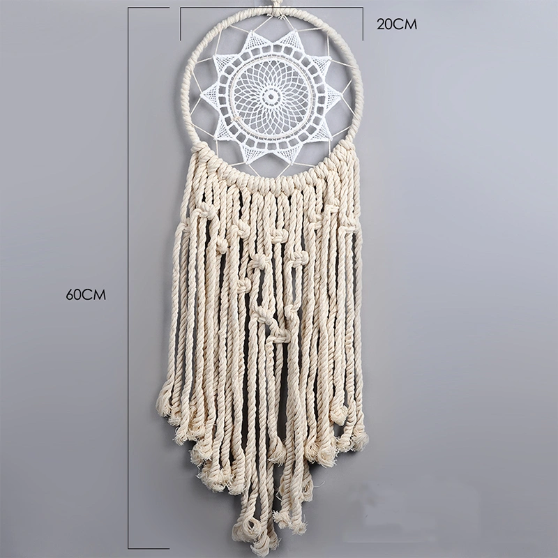 Nordic hand-woven tapestry dream catcher