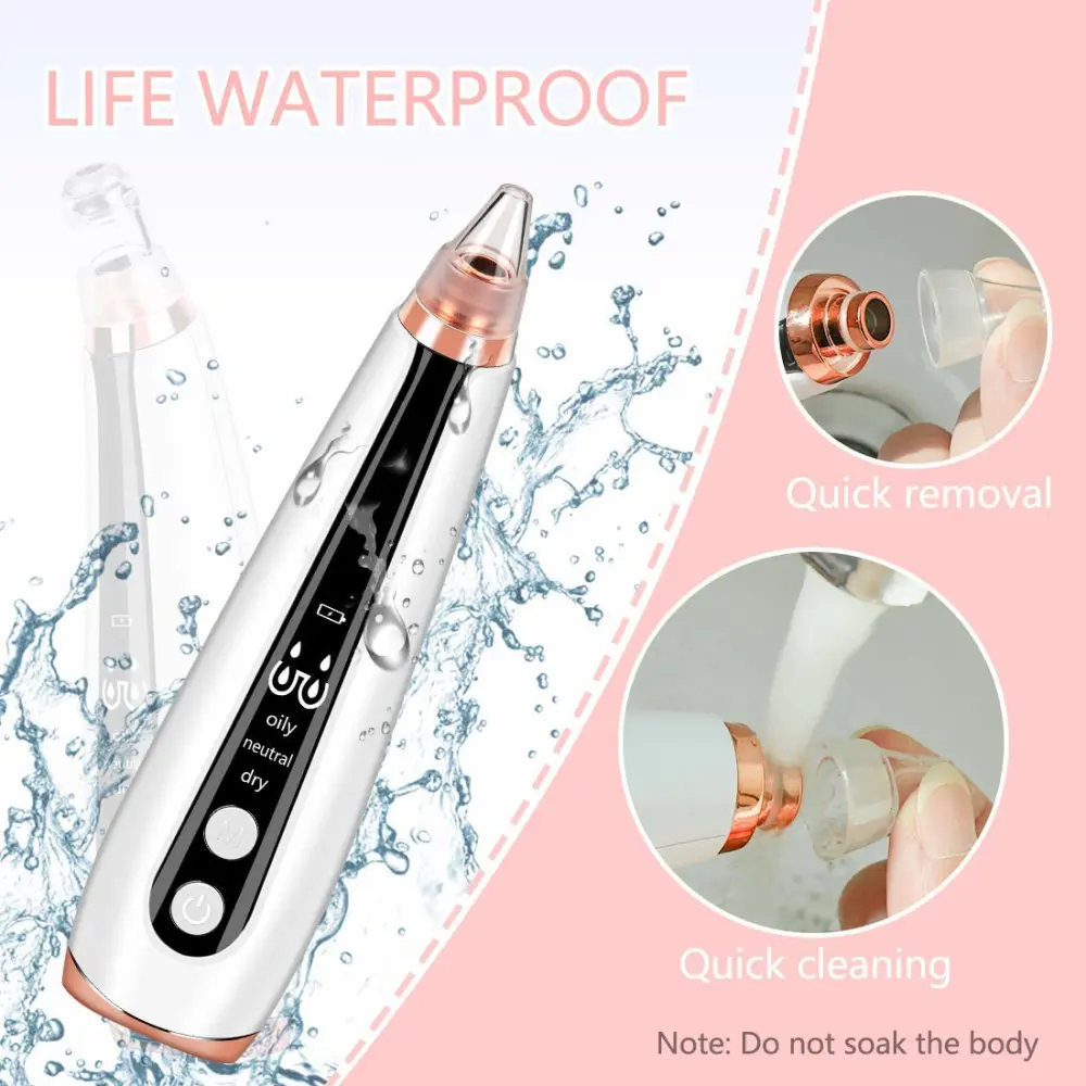 Electric blackhead suction instrument