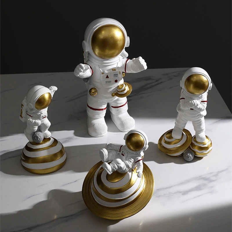 Spaceman Astronaut Small Decoration Resin Light Luxury Room Soft Decoration