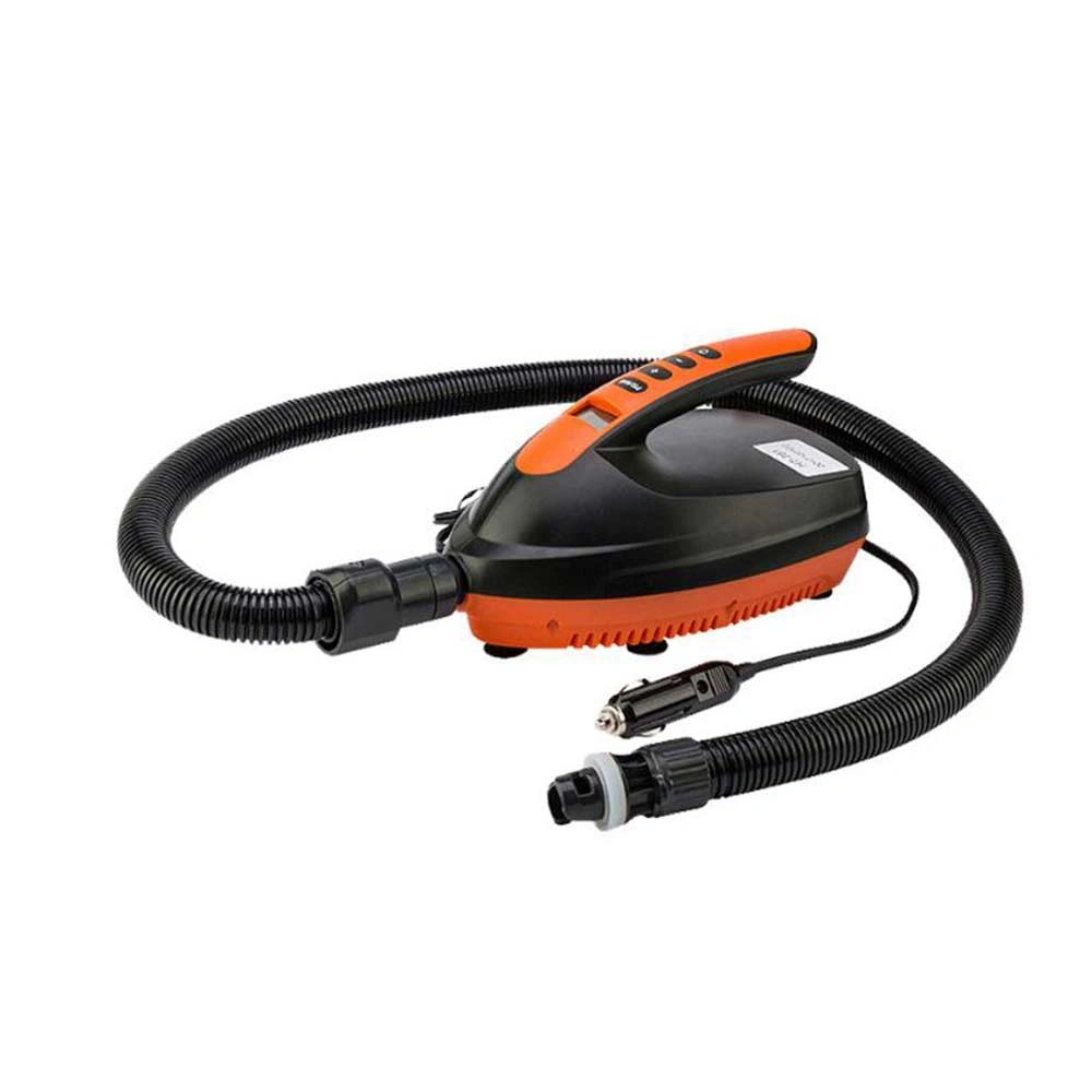 Electric air pump for inflatable kayaks