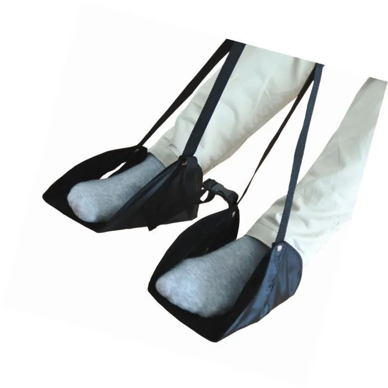 Long-distance travel plane double foot hammock