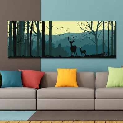 Elk decorative painting