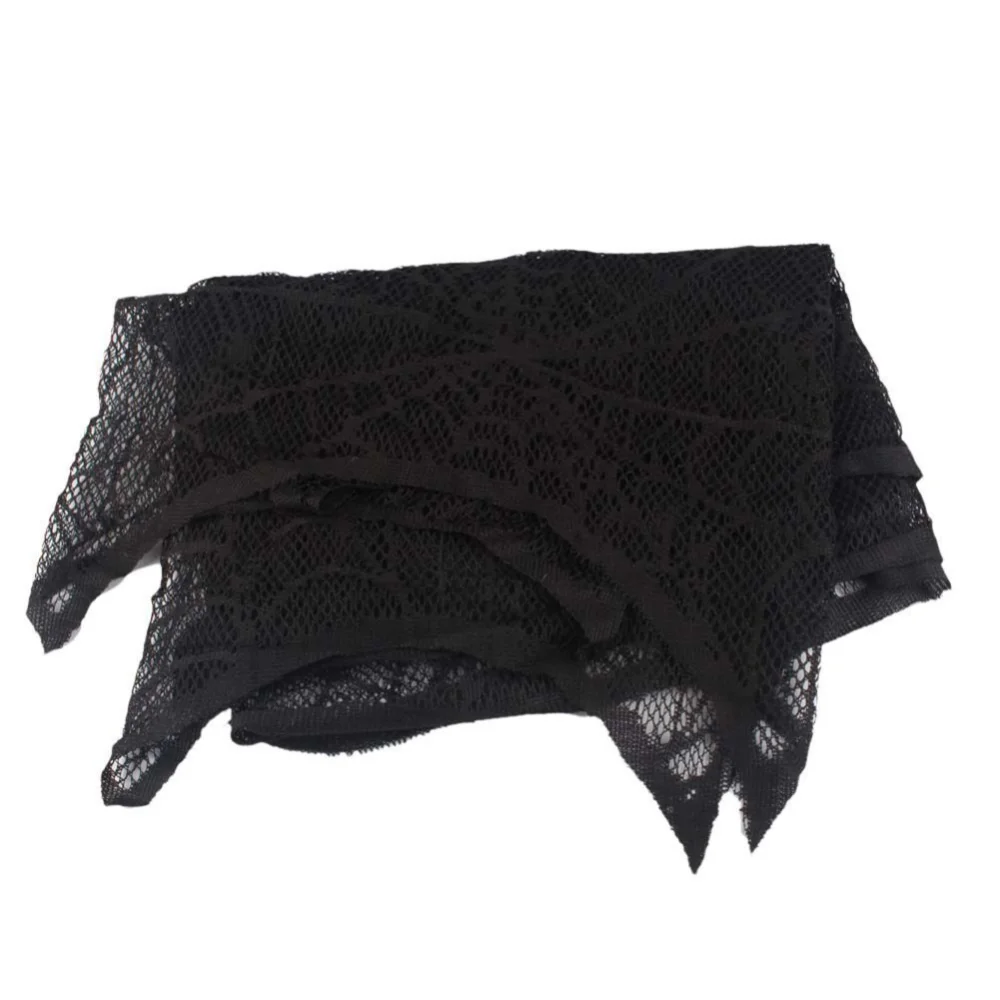 Halloween lace fireplace cloth