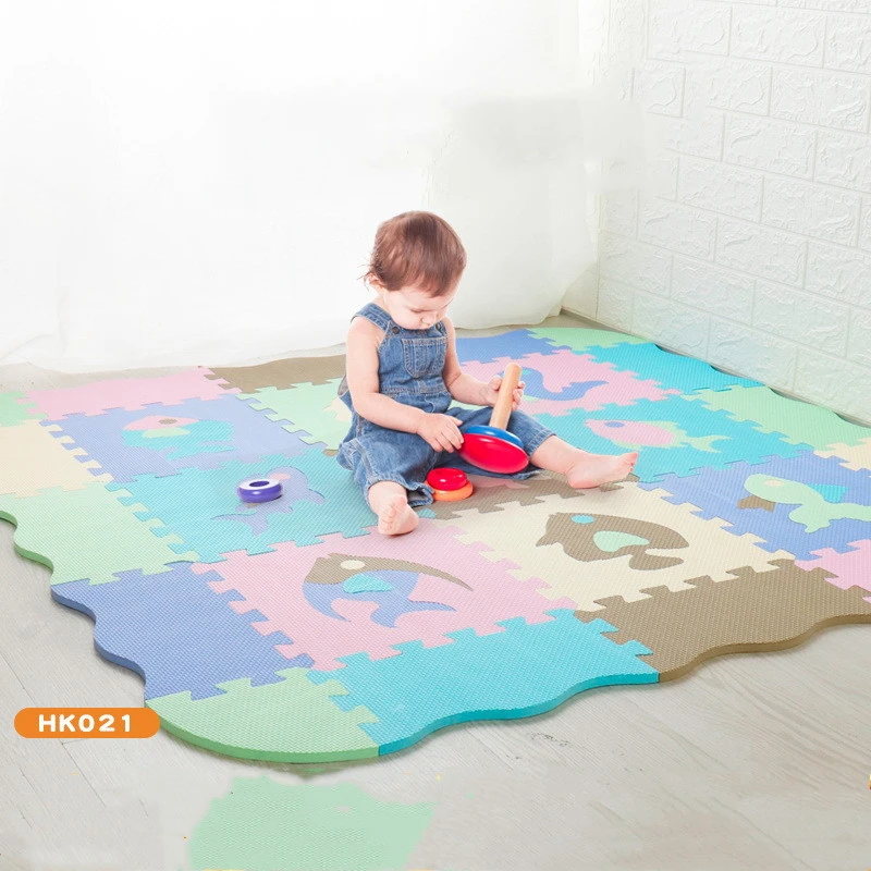 Puzzle stitching mat cute baby crawling mat foam mat