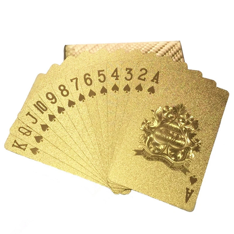 Plastic Waterproof Tyrant Gold Board Game Poker