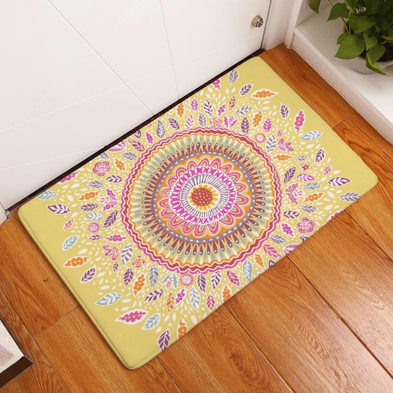 Sun Flower Printed Floor Mat Door Mat