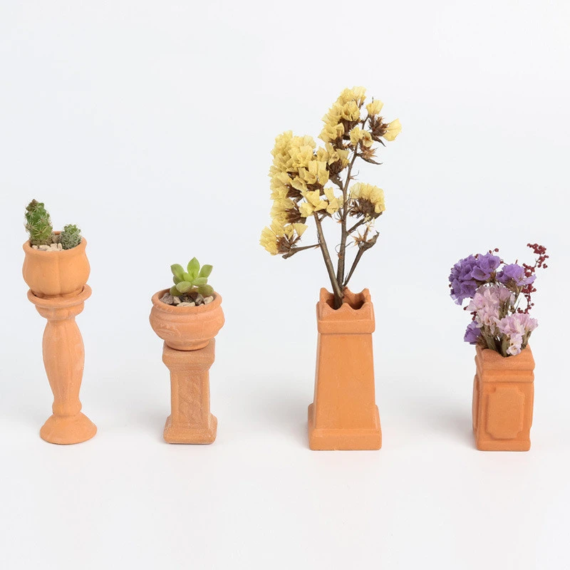 Mini terracotta retro succulent flower pot