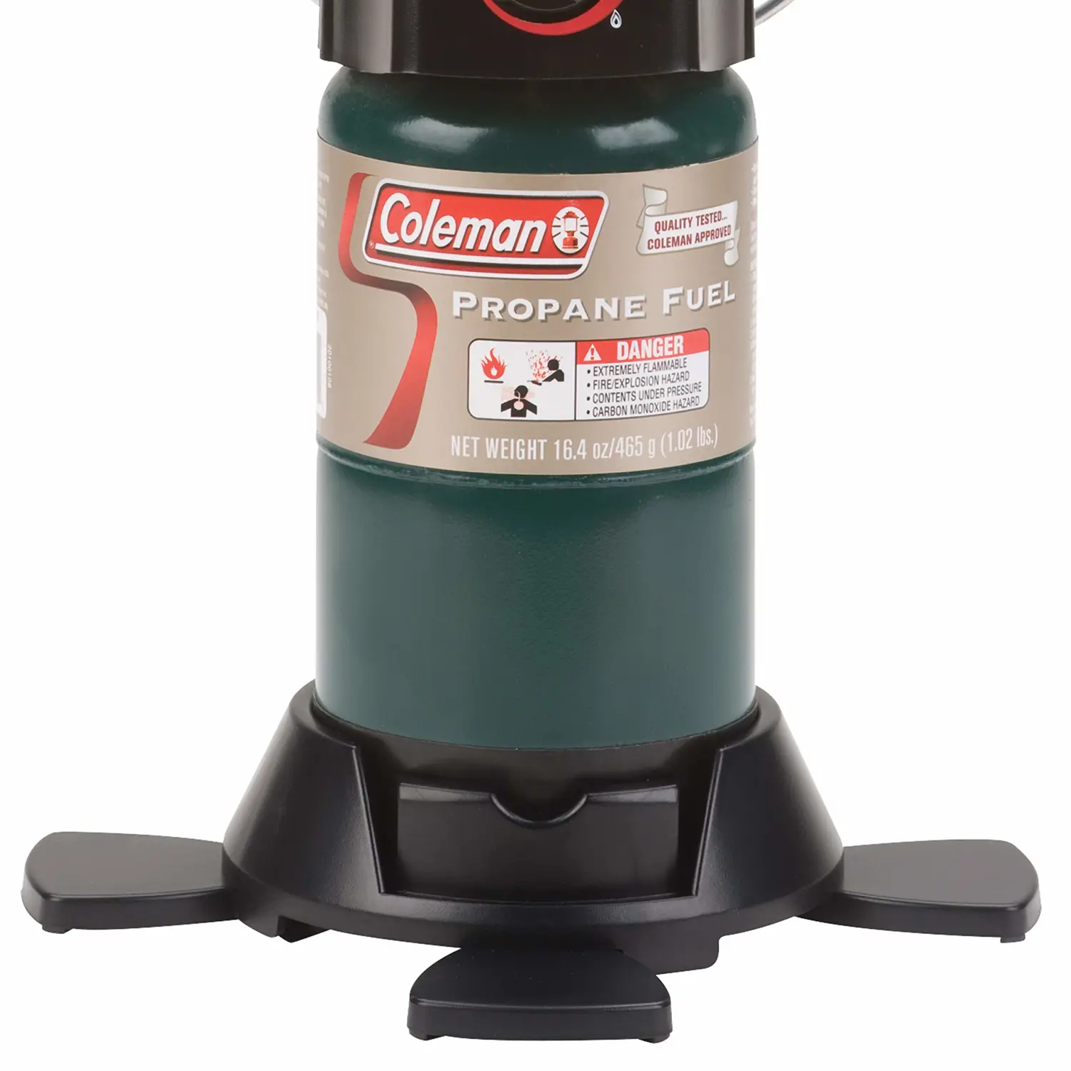 Coleman 1000L Deluxe Propane Lantern, Gas Lamp with Adjustable Brightness, Pressure Control, Carry Handle, & Mantles Included