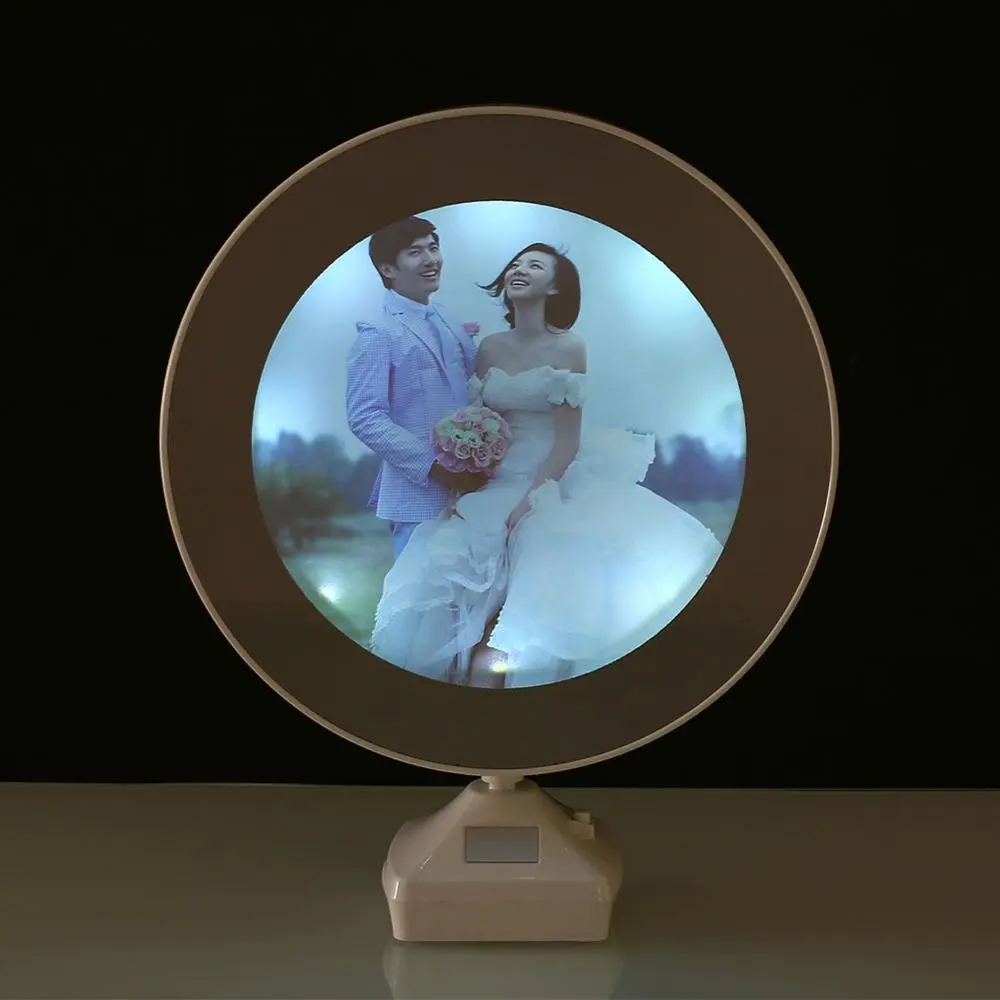 Creative resin photo frame table lamp