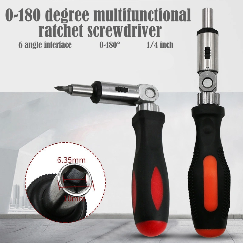 Multifunctional ratchet screwdriver