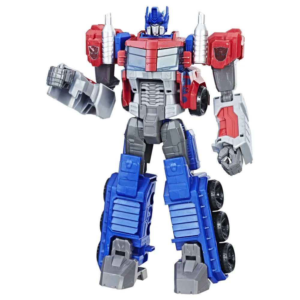 Transformers Toys Heroic Optimus Prime Action Figure - Timeless Large-Scale Figure, Changes into Toy Truck - Toys for Kids 6 and Up, 11-inch (Zinc Exclusive)