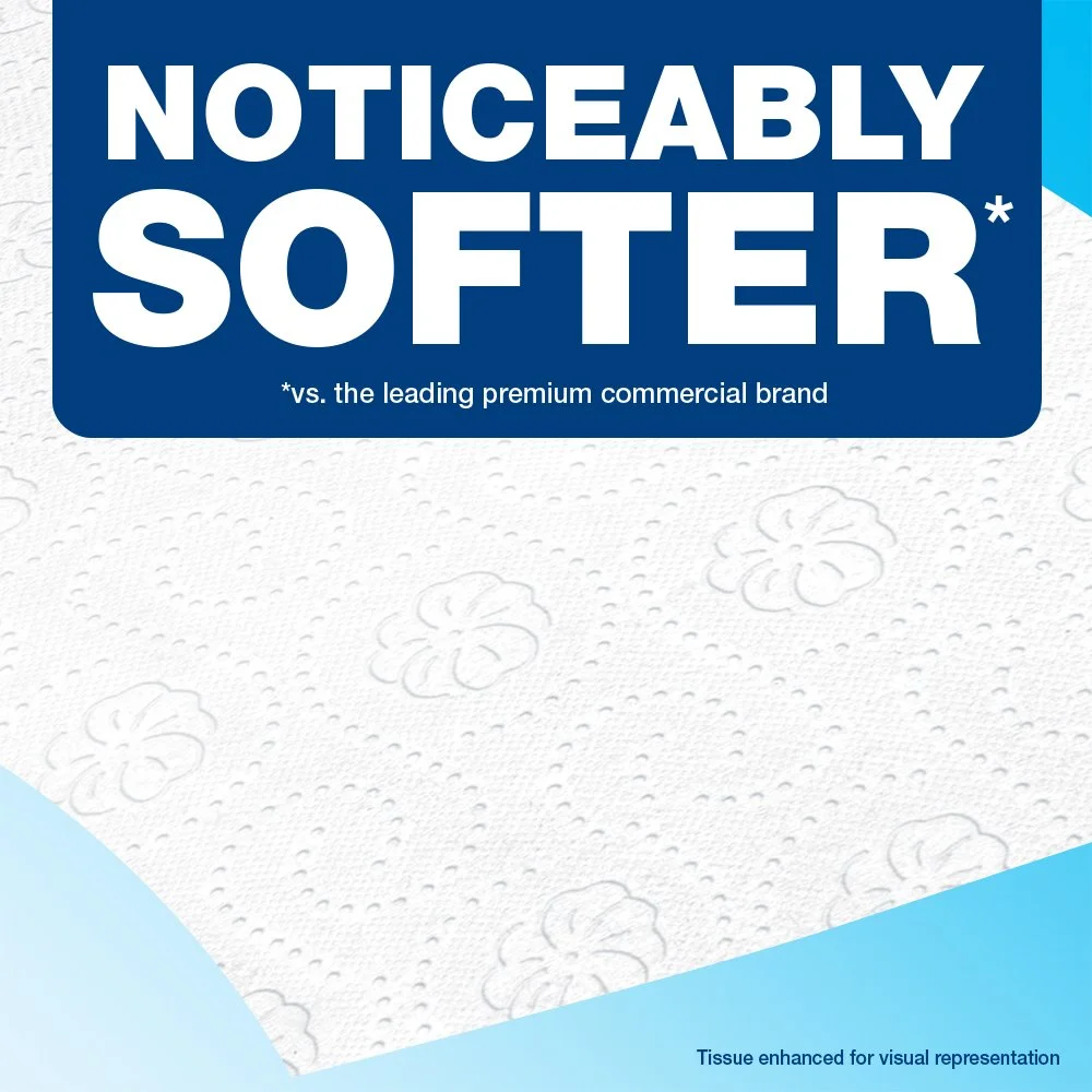 Charmin Professional Toilet Paper Bulk for Businesses, Individually Wrapped for Commercial Use, 2-ply Standard Roll with 450 Sheets/Roll (Case of 75)