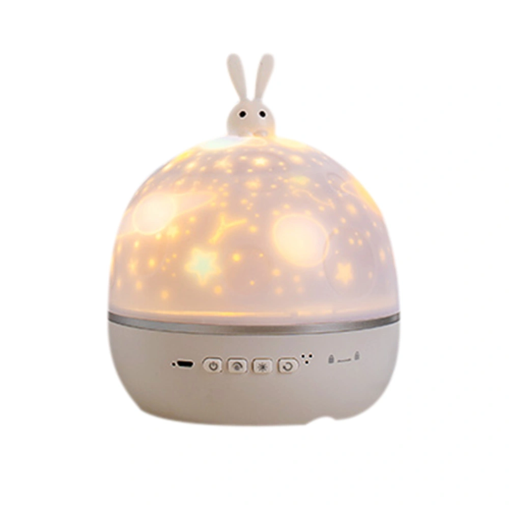 Star Moon Starry Sky Projector LED Night Light for Children Bedroom Decor Remote Control Rotating Baby Flashing Projection Lamp