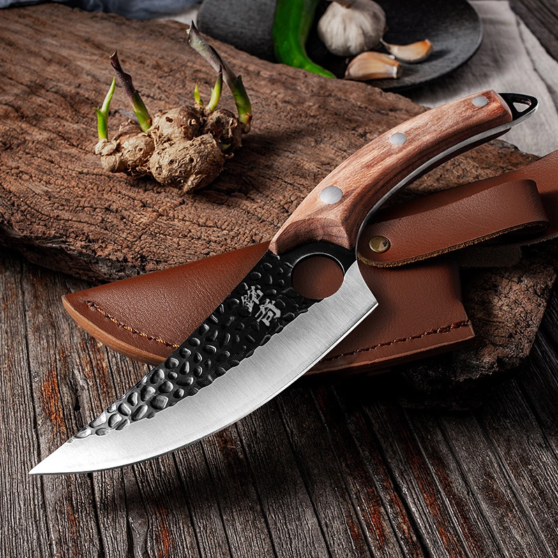 Small scimitar for slaughtering and cutting meat