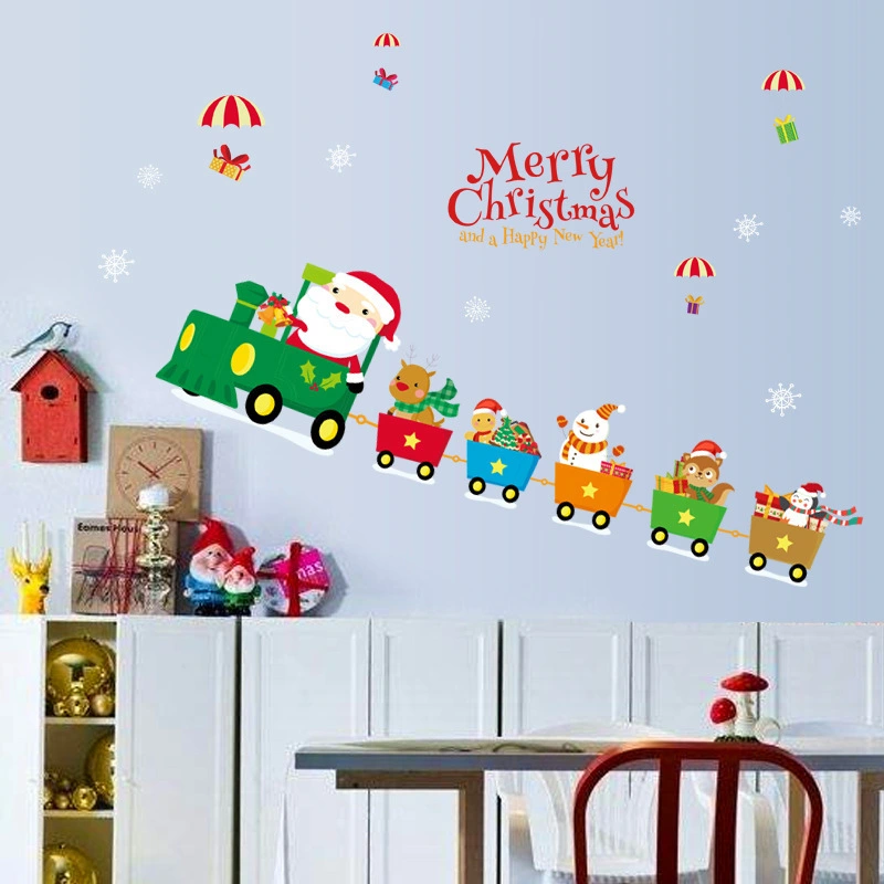 Christmas Train Sticker Door Sticker