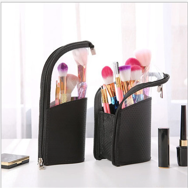 Makeup brush storage bag