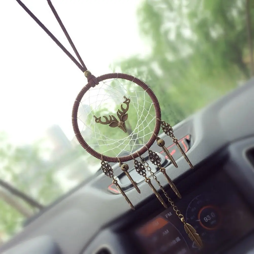 Small mini dream catcher pendant