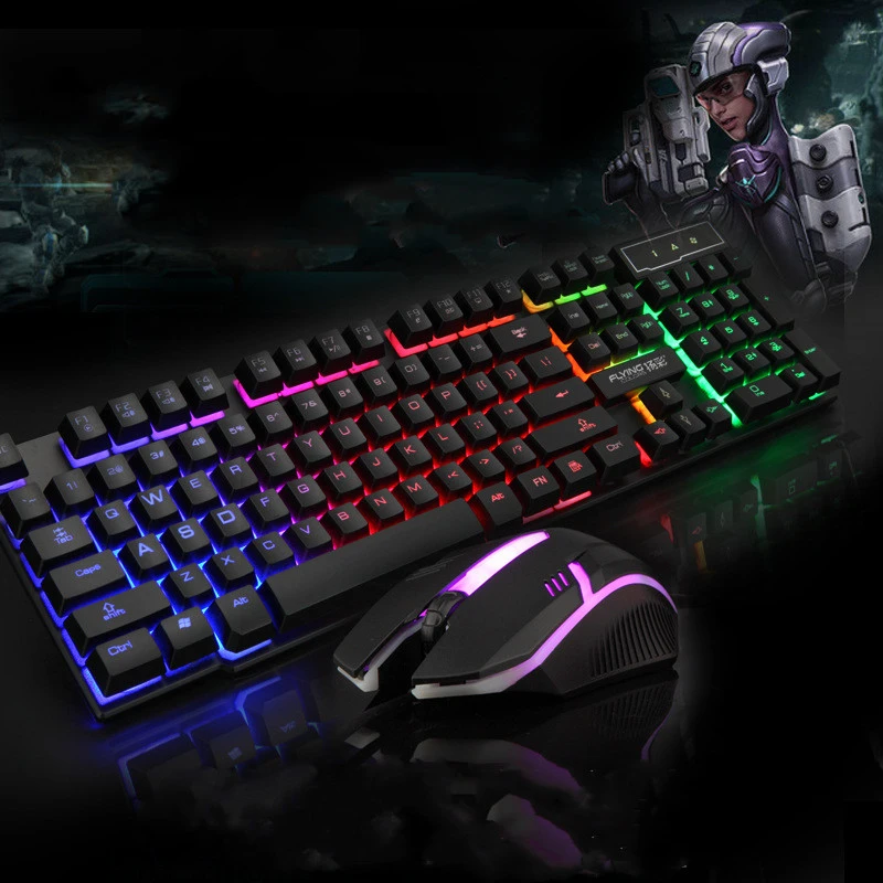 Character Glowing Keyboard And Mouse Set