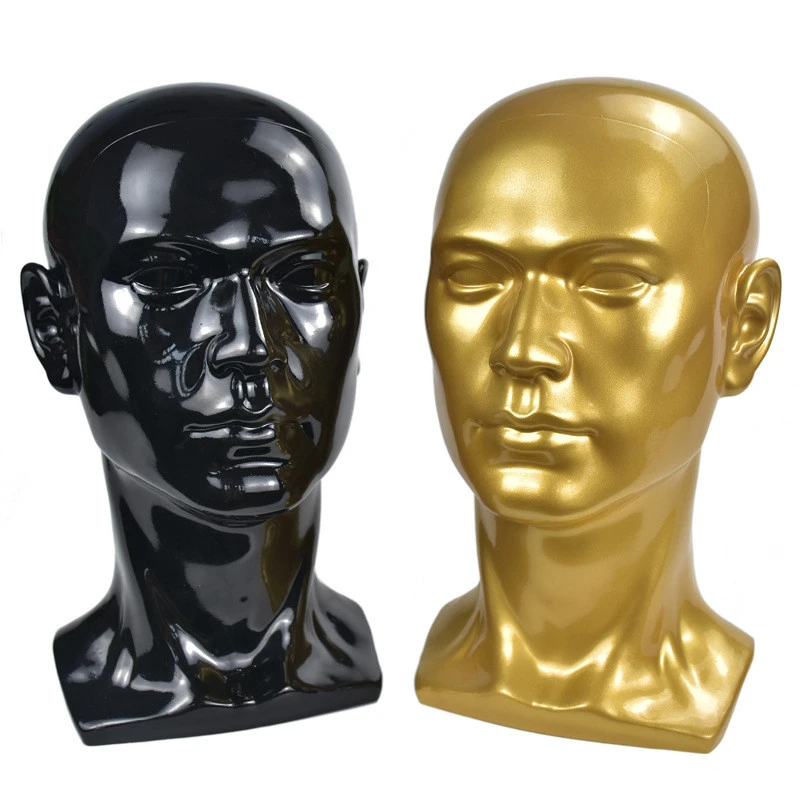 PVC material mannequin head