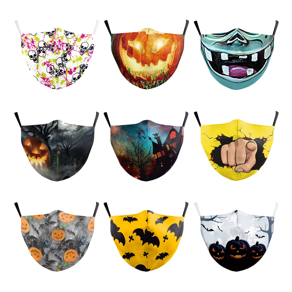 Halloween digital printing adult mask