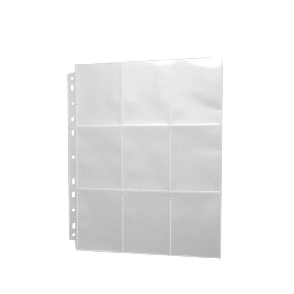 Transparent 9 Grid Card Paper Book Game Card Page