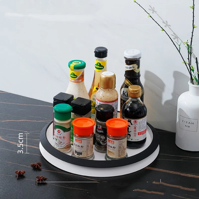 Multifunctional Rotating Shelf For Kitchen Supplies