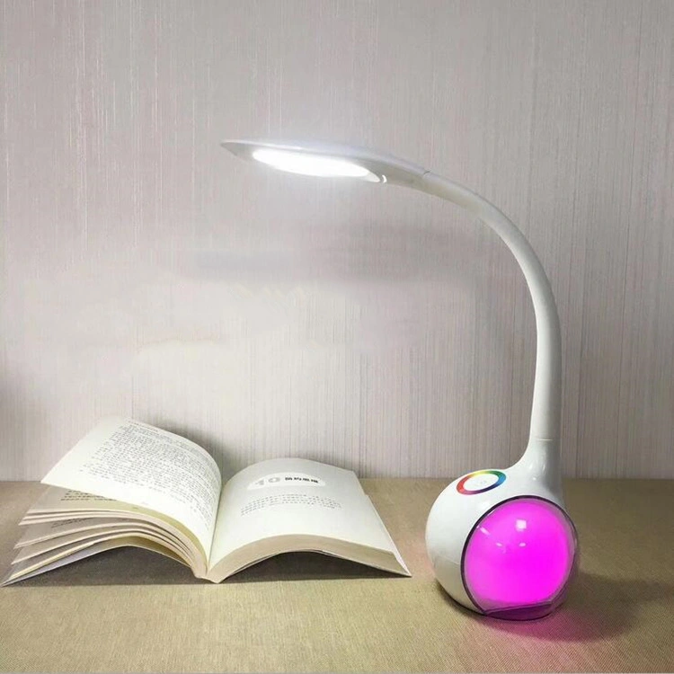 Colorful eye protection table lamp