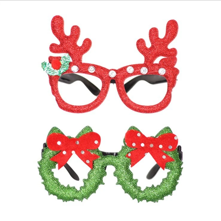 Christmas decoration glasses