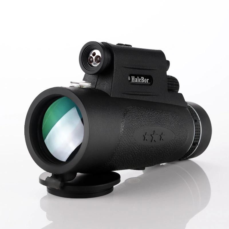 Monocular low light night vision telescope