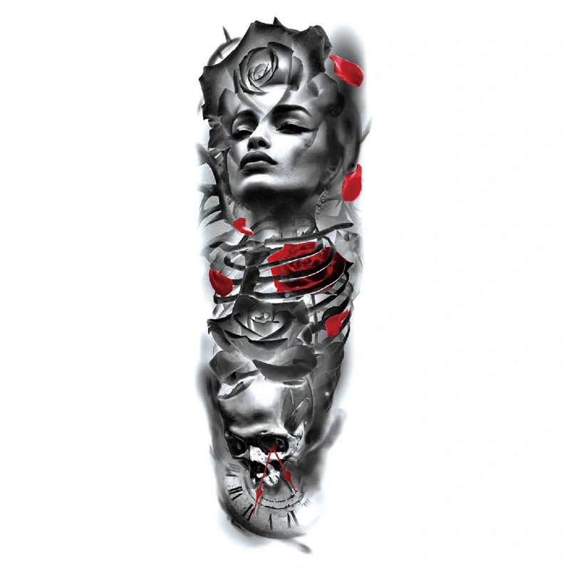 European and American Arm Tattoo Sticker
