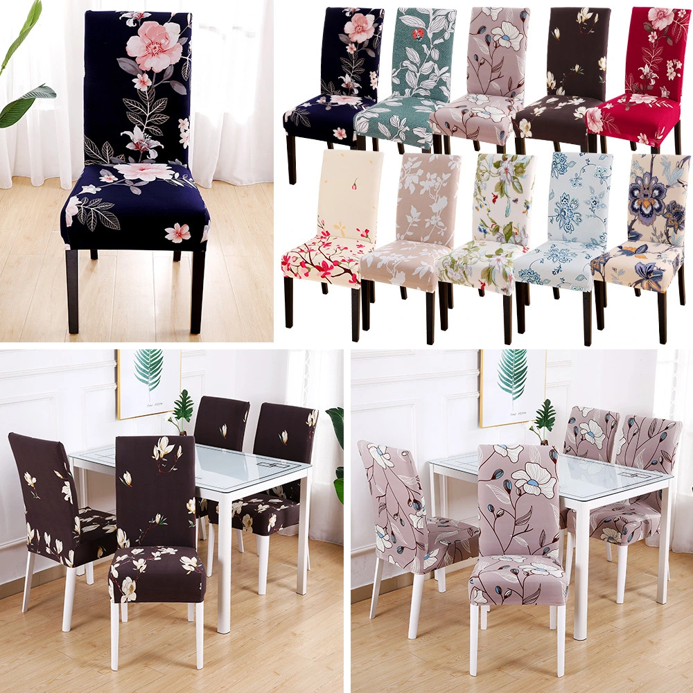 Chinese classical floral stretch chair cover