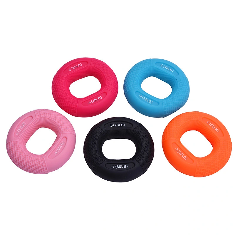 Silicone Grip Device Training Arm Muscle Strength Rehabilitation Grip Ring