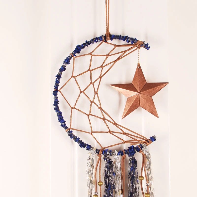 New Moon Dream Catcher Bell Pendant Door Trim