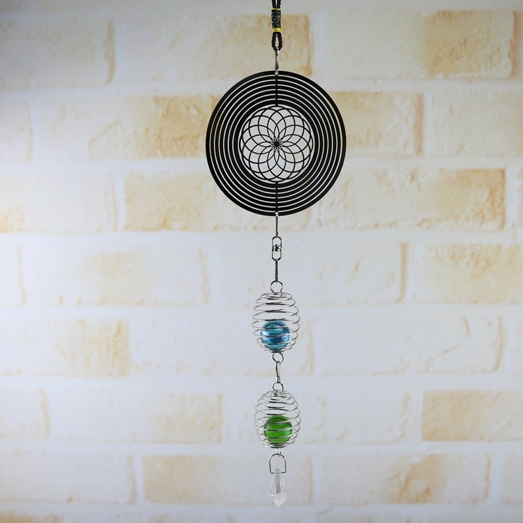 Rotating wind chimes