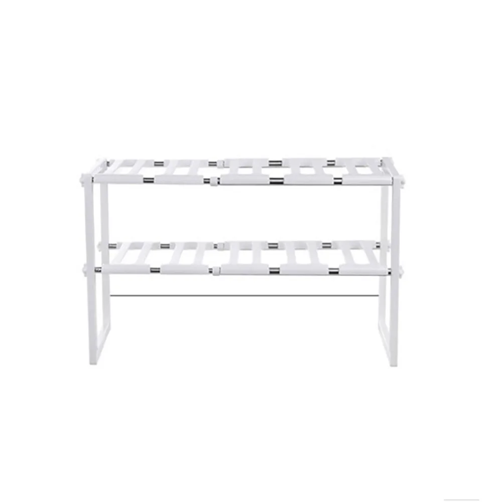 Stainless steel telescopic storage rack