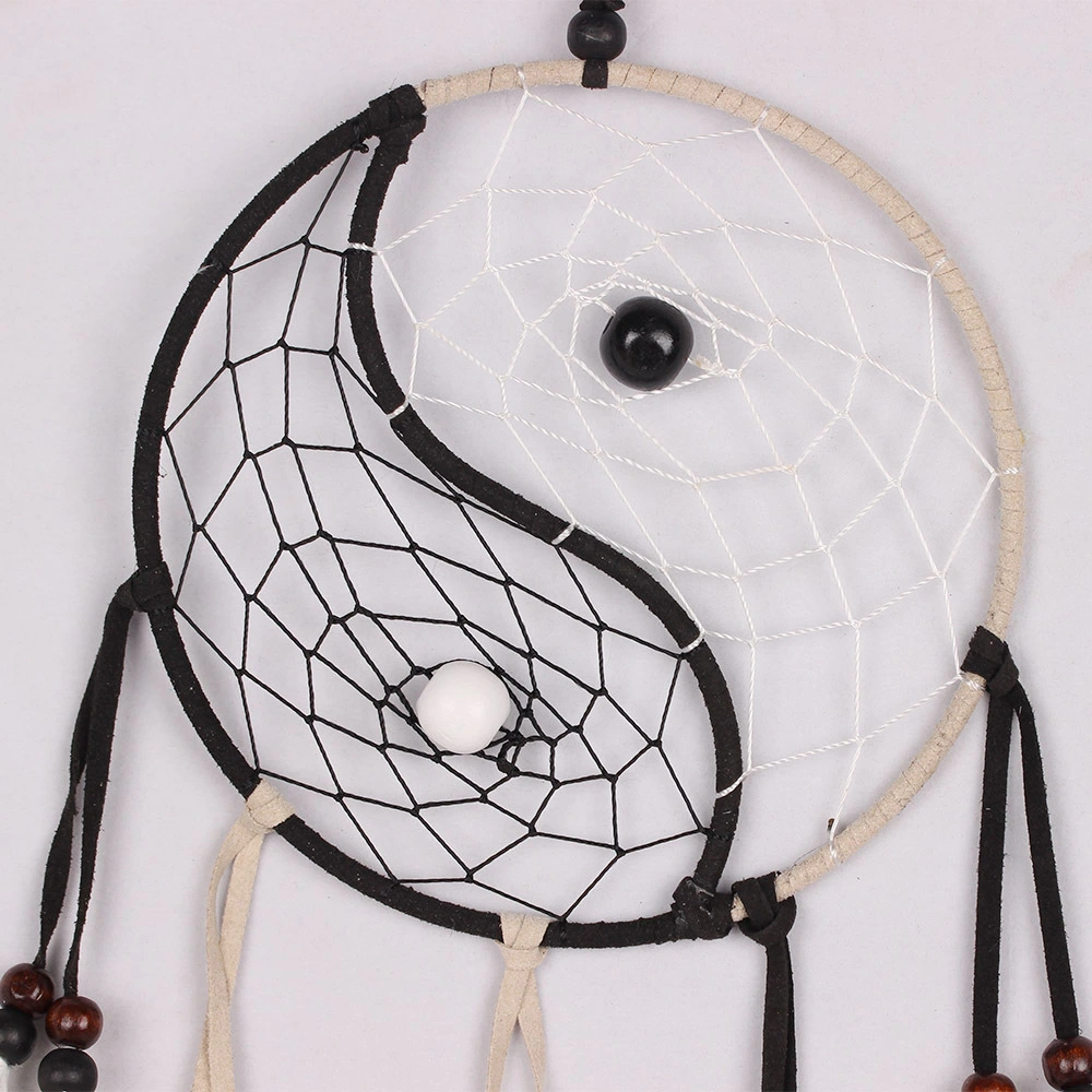 Black and white dream catcher