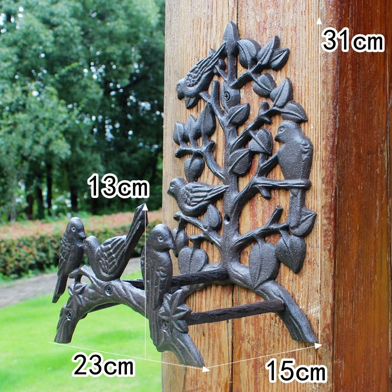 Cast Iron Wrought Iron Pipe Rack Wall Decoration