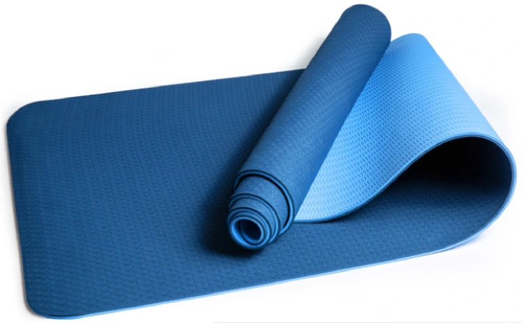 Lengthened Non-Slip Two-Color Yoga Mat Fitness Mat