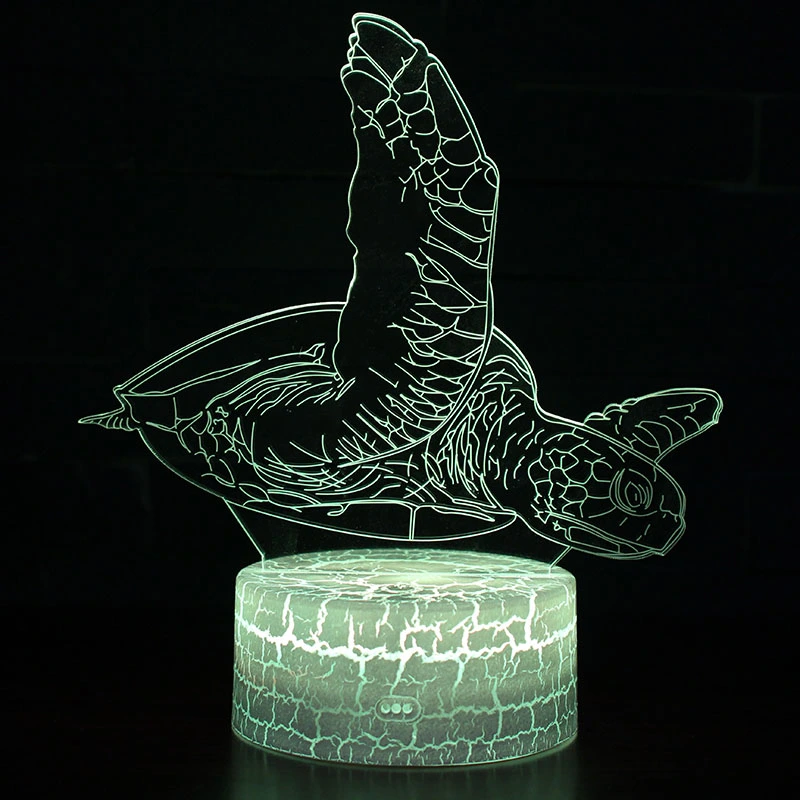 Turtle series 3D night light