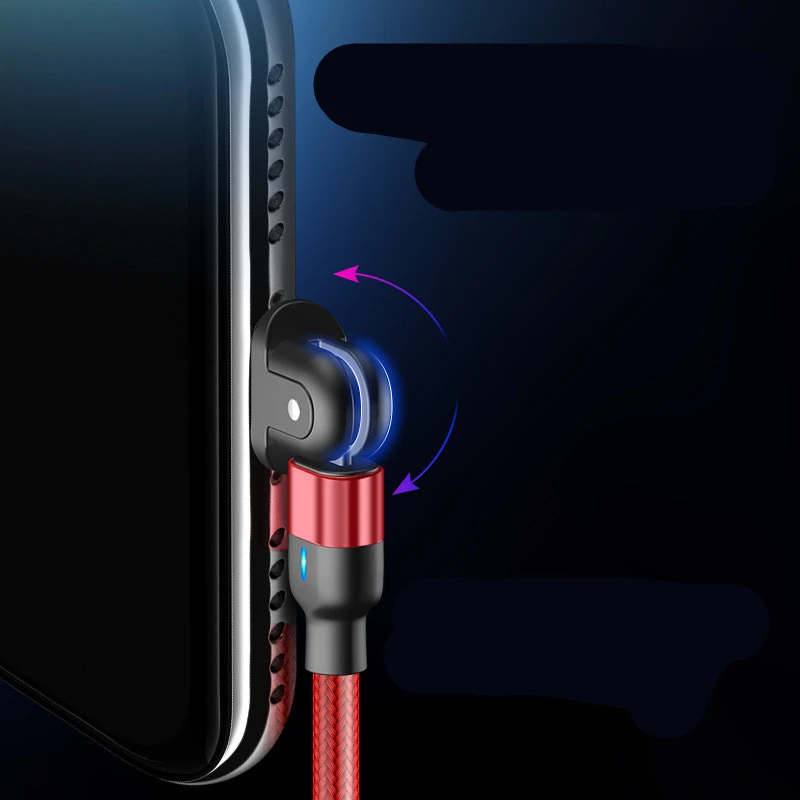 180 degree data cable