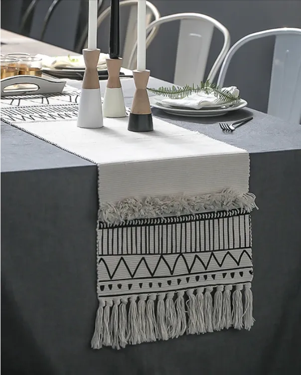 Geometric tablecloth