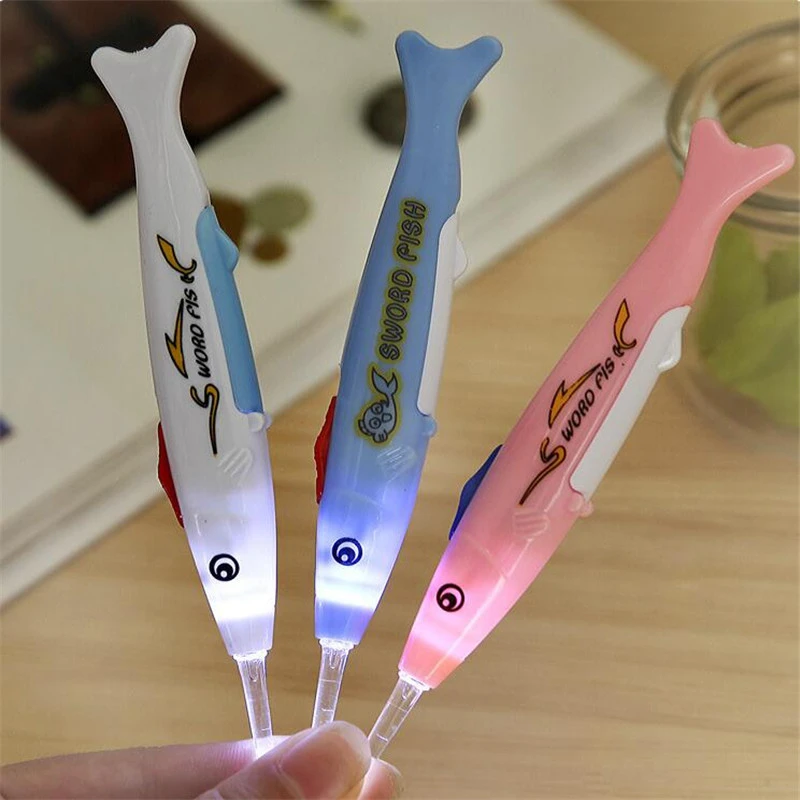 Cartoon Fish-shaped Luminous Ear Pick Detachable