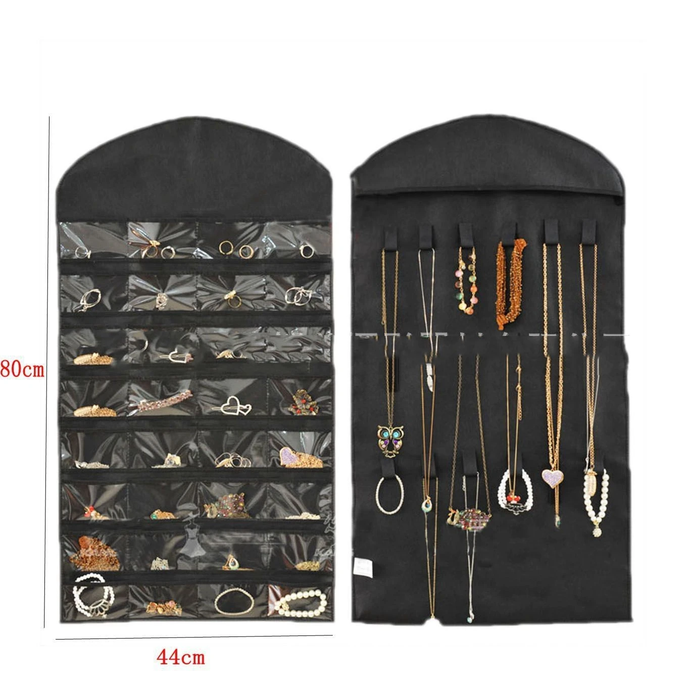 Double sided jewelry bag watch accessories small items