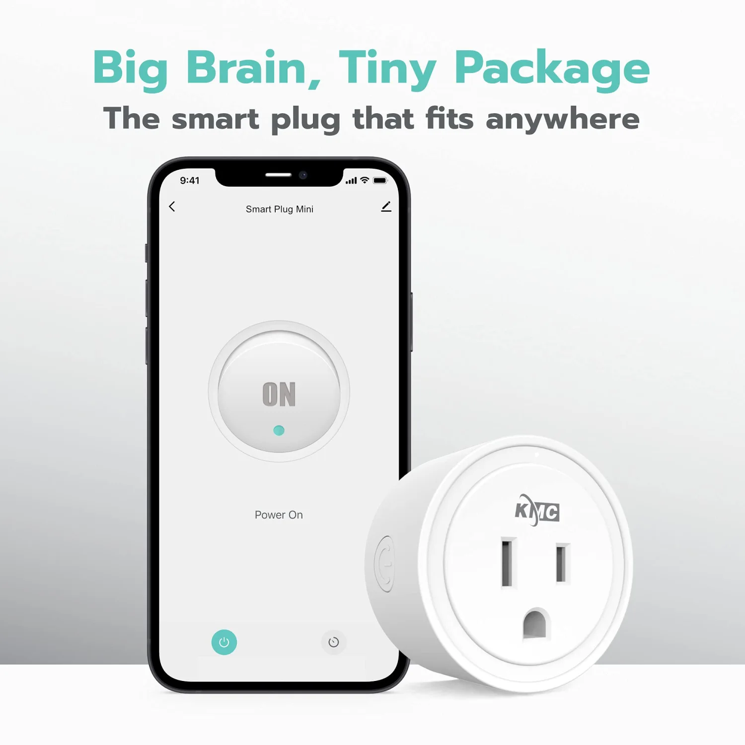 KMC Smart Plug Mini 4-Pack, Wi-Fi Outlets for Smart Home, Remote Control Lights and Devices from Anywhere, No Hub Required, ETL Certified, Works with Alexa and Google Home