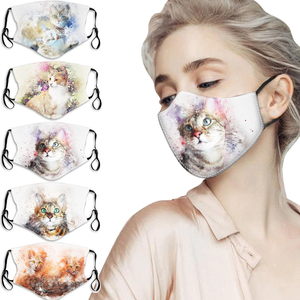 Breathable fashion cat printed non woven fabric