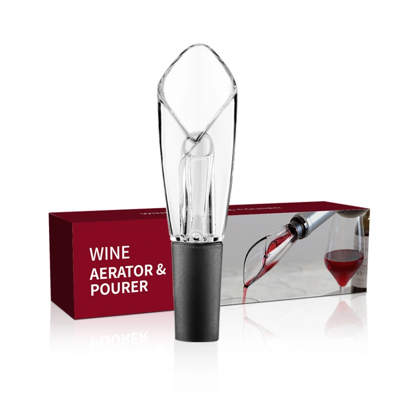 Acrylic fast red wine decanter